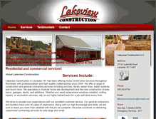 Tablet Screenshot of lakeviewconstruction.net